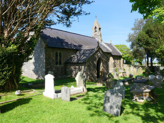 St John the Baptist Church, Penmaen on the Gower Peninsula, South Wales .