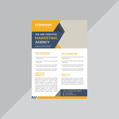 Business Flyer Template Design vector Or EPS 