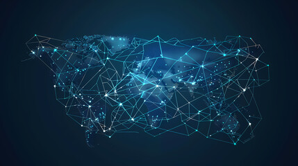 Dotted world map,color world map,Vector design illustration