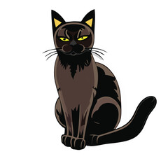 Cat Vector File Digital Download