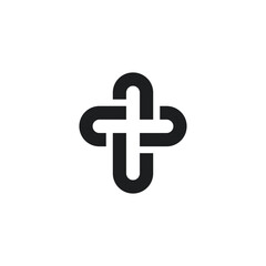 Creative cruch logo design. Premium Vector