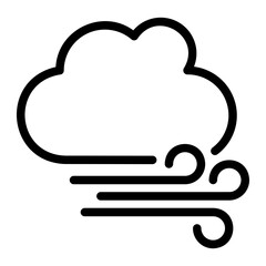 cloud line icon