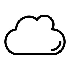 cloud line icon