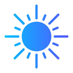 sunlight gradient icon