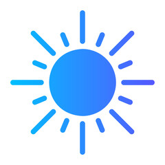 sunlight gradient icon