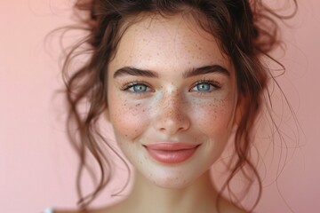 Fototapeta premium A charming portrait of a girl