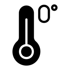 temperature glyph icon