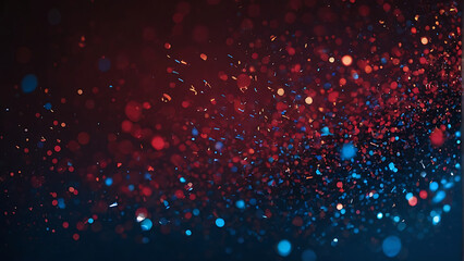 red and blue abstract bokeh lighting