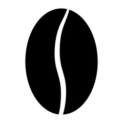 Coffe Bean Icon, Simple Icon Vector Design