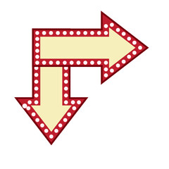 Arrow Retro Sign