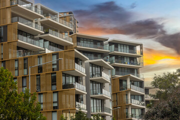 Residential and commercial Apartment building in inner Suburb , Sydney NSW Australia