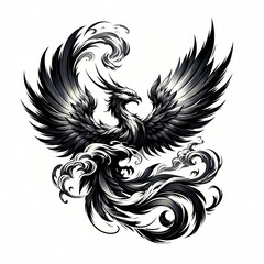 Fototapeta premium phoenix Chinese art style