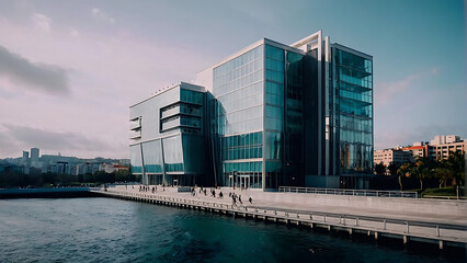 Modern Office Building Architecture Marvel