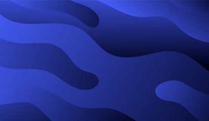 blue gradient background with fluid wave lines pattern