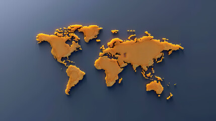 Dotted world map,color world map,Vector design illustration