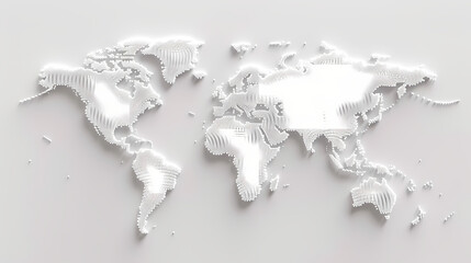 Dotted world map,color world map,Vector design illustration