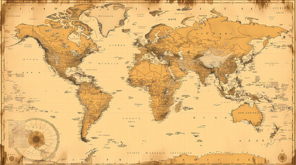 Dotted world map,color world map,Vector design illustration