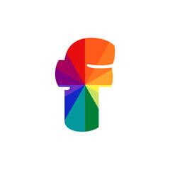Vibrant Alphabet Icons - Rainbow Letters - Spectrum Alphabet - Chroma Characters

