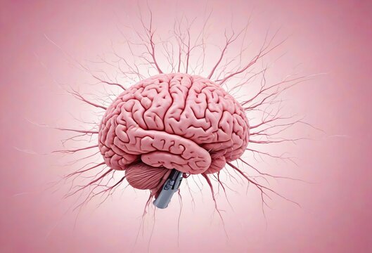 Illustration of Exploding Brain Concept