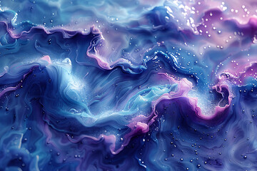 An abstract gradient liquid background featuring smooth, flowing colors that blend seamlessly to create a visually captivating and modern design, ideal for digital art and graphic projects