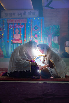 Indian threading ceremony, Traditional Hindu cultural function, where a young boy is sent to Guru for further studies, artistic shots with nice composition