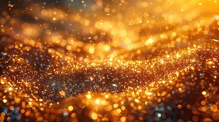 Naklejka premium A background adorned with glistening gold, exuding a celebratory aura..illustration