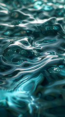 キラキラひかる水面/Generative AI