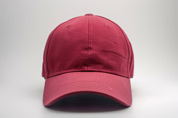 Baseball cap with copy space over white background