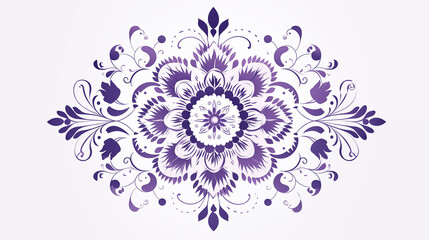 Abstract Image, Floral Oriental Mandala, Pattern Style Texture, Wallpaper, Background, Cell Phone and Smartphone Case, Computer Screen, Cellphone and Smartphone Screen, 16:9 Format - PNG