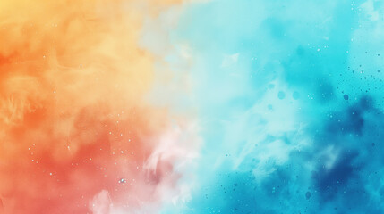 Fototapeta premium Bright Abstract watercolor drawing on a paper image.ultiple values)