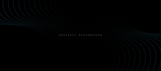 Abstract line pattern design with black background.