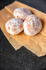 chocolate filling fresh appetizer meal food snack on the table copy space food background rustic top view