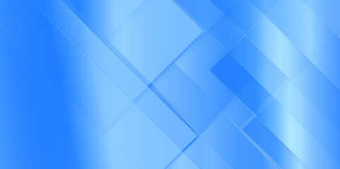 Fototapeta premium Digital shiny geometric fractal pattern, geometric wall metal texture tech diagonal and triangle background, abstract blue background with light multiply and gradient color line and stripe patterns.