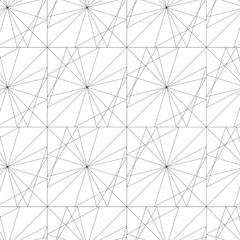 Abstract geometric pattern with stripes, lines. A seamless vector background. Black and white texture.