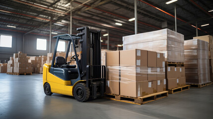 Efficient Warehouse Logistics and Forklift Operation
