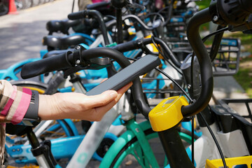 Unlocking Shared Bicycles with Smartphone App