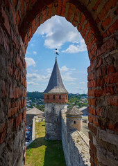 Kamyanets Podilskyi, Ukraine: Kamianets-Podilskyi Castle, the main tourist attraction of the city.