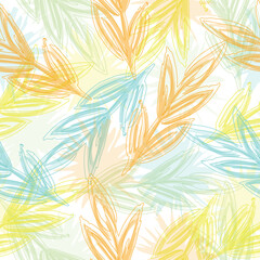 Palm foliage. Print for luxury fashion fabric, clothes, wallpaper.