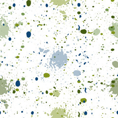 Bubbly colorful hand drawn seamless pattern.