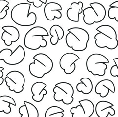 Funny cartoonish and plump shapes with some kind of beaks or sharp tips.