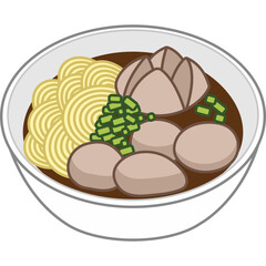 Meatball Illustration Vector