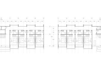 Floor plan designed building on the drawing.