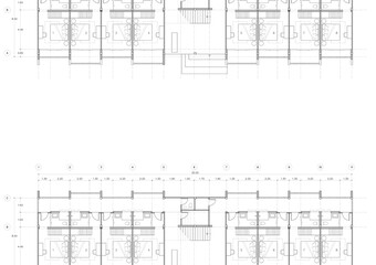 Floor plan designed building on the drawing.