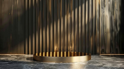 Obraz premium 3d luxury podium for your product. Generative AI