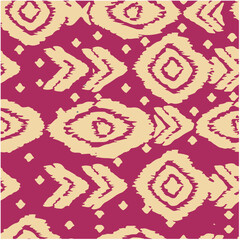 seamless pattern floral pattern textile vector tropical bicolor faces flower leaves miniprint animal grometric love