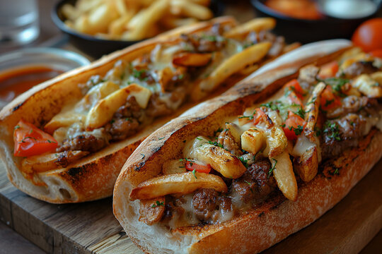 Mitraillette, a type of sandwich in Belgium 