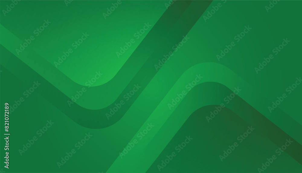 Aufkleber green gradient geometric background, dynamic shapes composition. cool background design for flyer, p