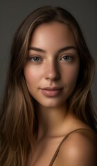 Naklejka premium portrait of a young woman