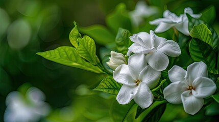 Ethereal Blossom Surrounded by Verdant Embrace