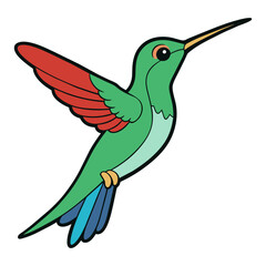 A flying bird logo icon vector illustration